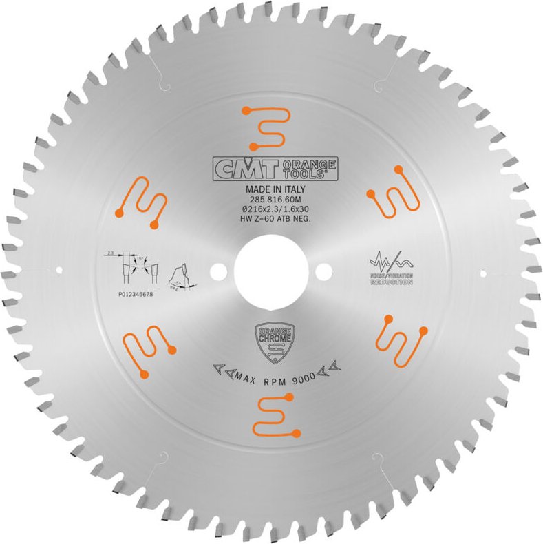 285.816.60M CHROM-KREISBLATT HW 216x2,3/1,6x30 Z60 ATB -5NEG