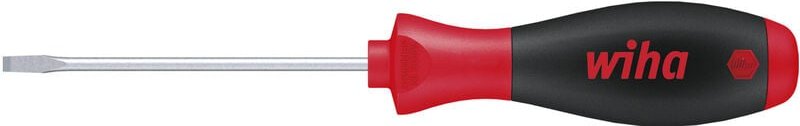 Wiha - Schraubendreher SoftFinish® Schlitz mit Rundklinge 8,0 mm x 150 mm (00708)