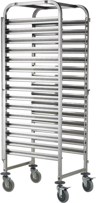 HENDI Abräumwagen - 15 x 600x400mm, 515x680x(H)1710mm