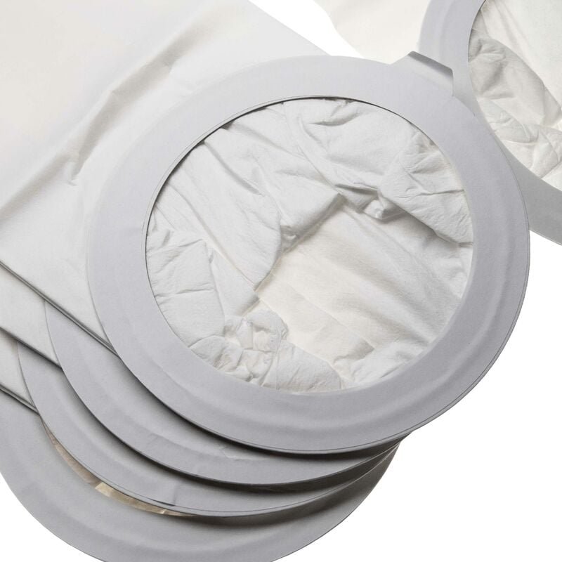 5x Staubsaugerbeutel Ersatz für Nilfisk 1471097500 für Staubsauger - Papier, 43,5cm x 17,9cm, Grau, Weiß - Vhbw
