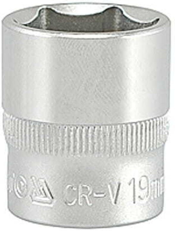 YATO 6-KANT-STECKSCHLÜSSEL 3/8"" KURZ 19mm