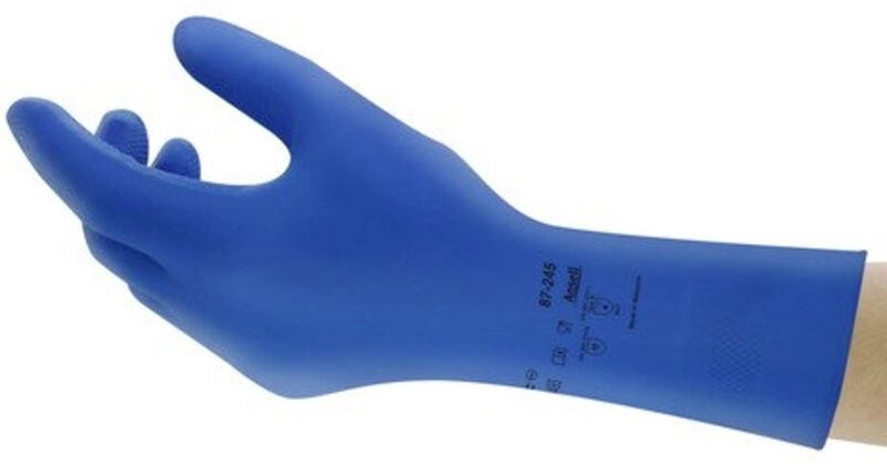 Thumbnail - 87245095 AlphaTec® Chemiekalienhandschuh Größe (Handschuhe): 9.5, 10 en 388:2016, en 420-200 - Ansell