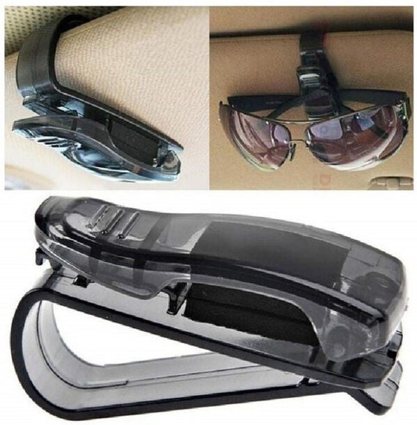 Trade Shop Traesio - Trade Shop - pinza molletta reggi occhiali da sole support auto casa clip accessor -