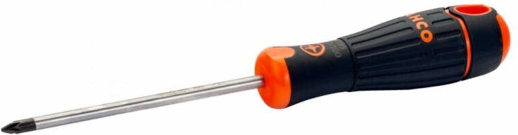 193-PZ0x 75 Premium Pozidriv-Schraubendreher mit v. Rund 193-000-075 - Bahco