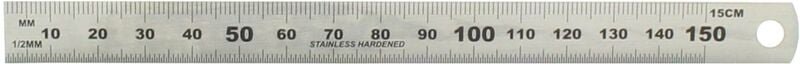 Stahllineal 15 cm