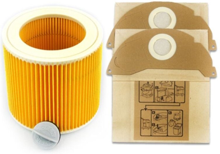 Thumbnail - Ersatzfilter-Staubbeutel für WD2250 A2004 A2054 MV2 MV3 WD3 Staubsaugerteile Zubehör