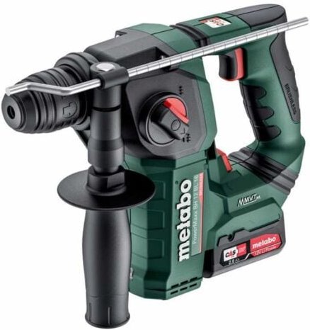 Metabo - Akku-Bohrhammer PowerMaxx bh 12 bl 16 (600207500) x 145 12V 2x2Ah Li-Ion + sc 30