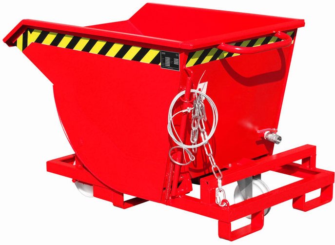 Bauer Spänebehälter SKM 30, lackiert, Feuerrot