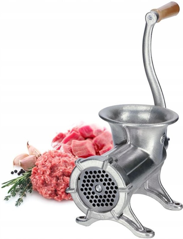 Fleischwolf aus Eisenguss, 6 Größen, manuelle Fleischmaschine, Vintage Fleischwolf, verzinkte - Kadax