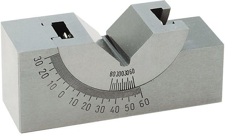 Prazisions-Kippprisma aus Stahl 75 x 32 x 25 mm Fervi p011/75