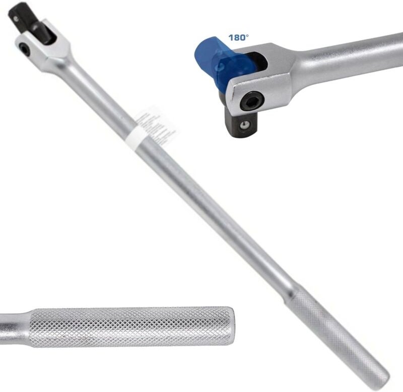 1/2" Gelenkgriff, 380mm Stecknüsse