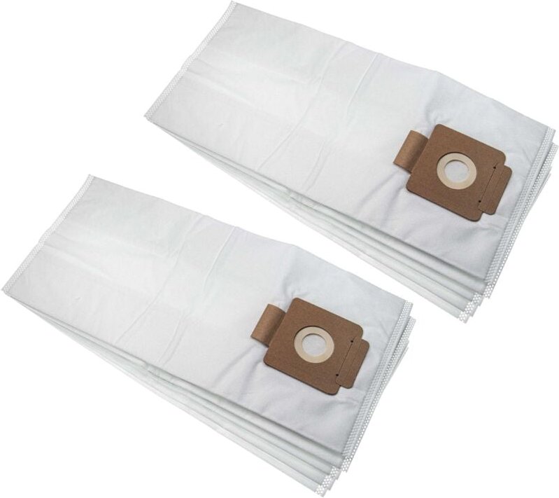 10x Staubsaugerbeutel kompatibel mit Kärcher t 17/1, t 17/1 ecoefficiency Staubsauger - Mikrovlies, 49,8cm x 22,1cm, Wei...