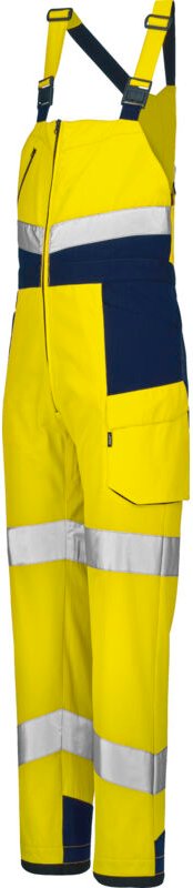 Strumpfhose mit Trägern Proca Pi Neon Gelb / Marineblau S - FR(40-42)