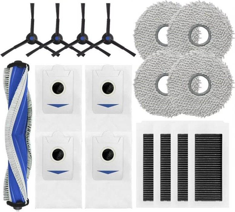 Für deeboot Roller Seite Pinsel Filter Mopp Tuch Staub Tasche