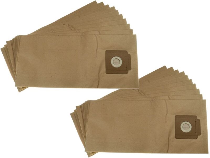 20x Staubsaugerbeutel kompatibel mit Kärcher t 10/1, t 10/1 Adv, T101ecoefficiency, ds 5300 Staubsauger - Papier, 51,5cm...