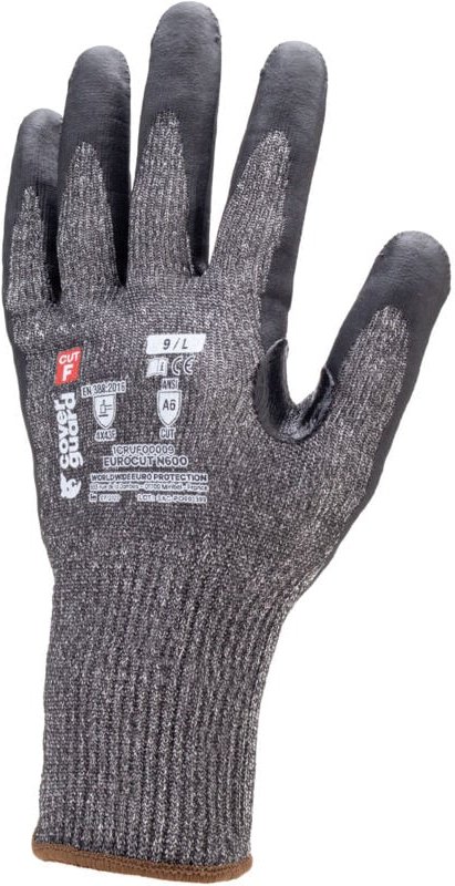 Set mit 5 - Taktile Schnittschutz-Handschuhe EUROCUT N600 CUT F Größe 11