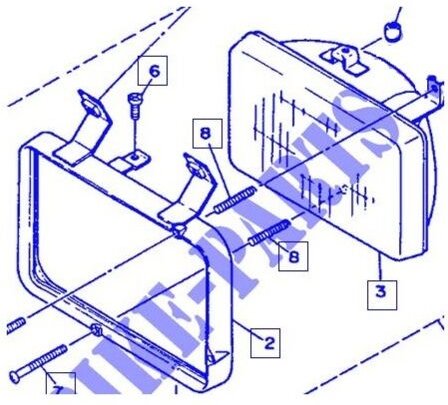 1NN-84332-00 Feder – Schraube – dt/dtr/dtmx 50 86–91 - Yamaha