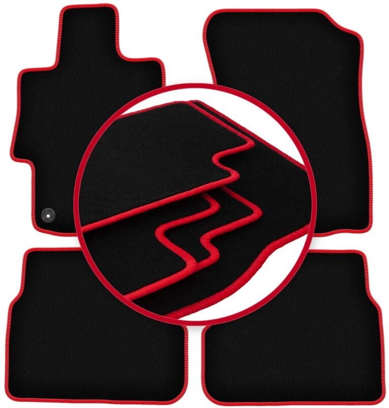 CARLUX-RED Autofußmatten für: Subaru XV II SUV (2019-)