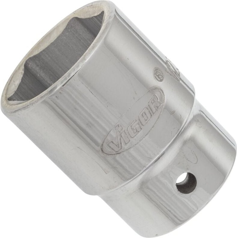 VIGOR Steckschlüsseleinsatz, Vierkant hohl 20 mm (3/4), Außen Sechskant Profil, 30 mm