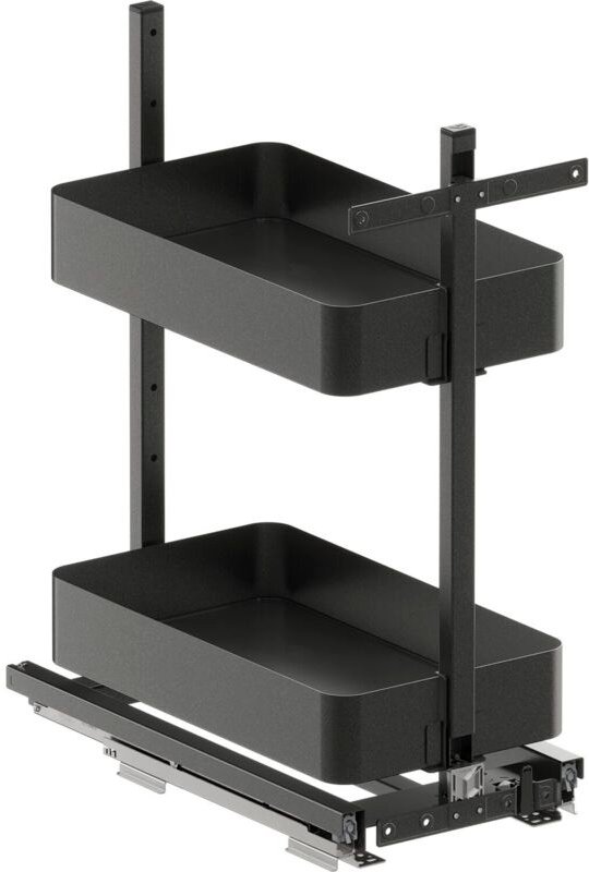 Vs sub Larder Planero Bake Unterschrank - Schrankorganizer Set kb 300mm, Stahl pulverbeschichtet lava