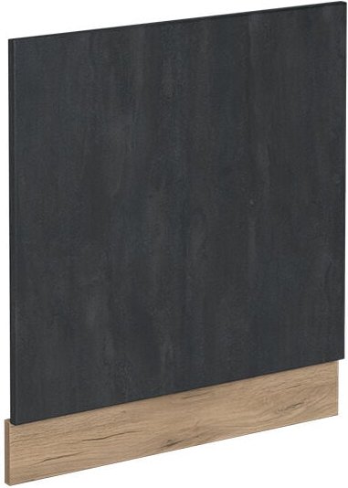 Thumbnail - Frontblende R-Line, Schwarz Beton, 60 cm ohne Arbeitsplatte Vicco