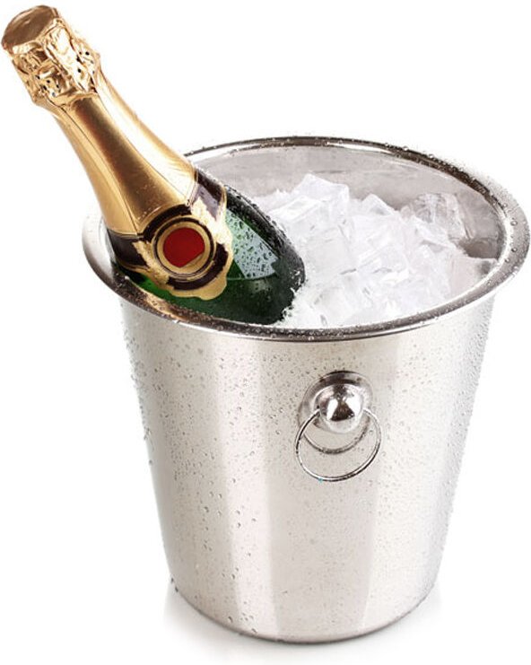 Eiskübel aus Edelstahl, für Flaschen, 21x20cm 73708