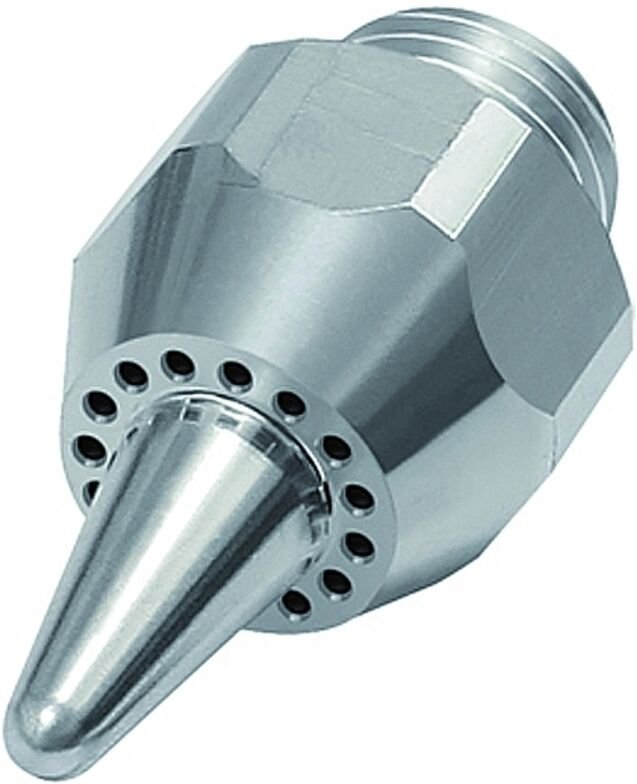 Lärmarme Runddüse, 1/2 - 27 uns, Aluminium, Düsen-Außen-ø 13 mm - Riegler