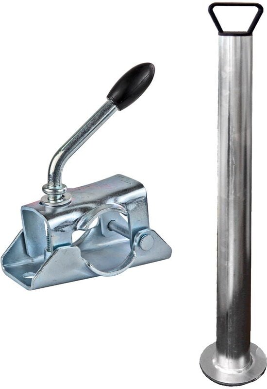 Thumbnail - Dema - Stahl Anhängerstütze 60cm Anhänger Stützfuß Anhängerstützen Abstellstütze