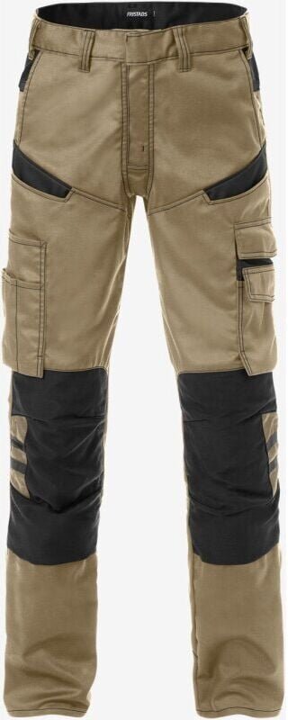 Thumbnail - Arbeitshose 2555 stfp Fristads Khaki/Schwarz Gr. C54
