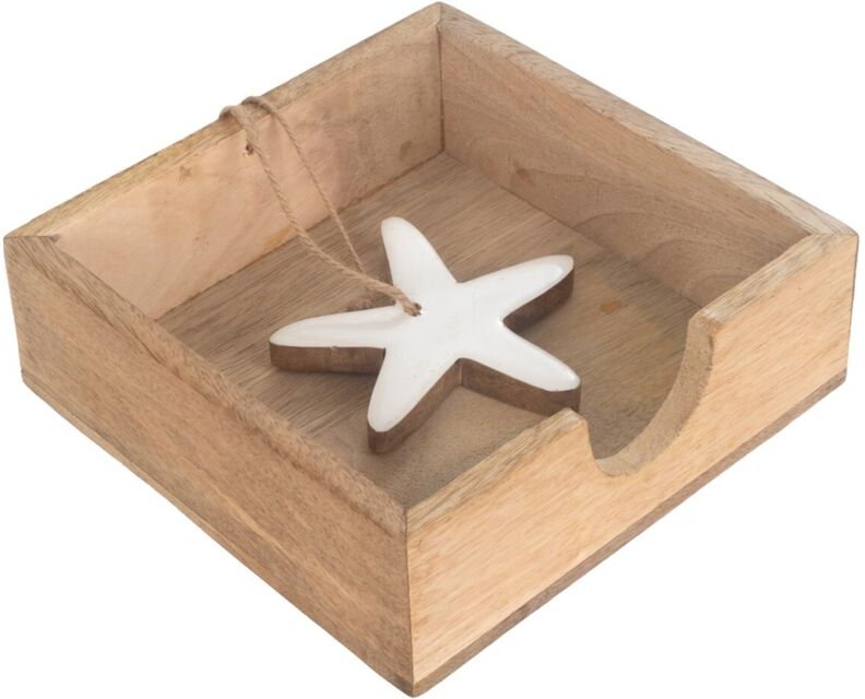 Sternförmiger Serviettenhalter aus Holz zur Tischdekoration – ideal für Esszimmer, Küche, Veranstaltungen und Feiern