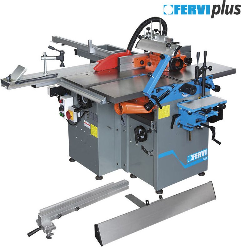 Fervi - Kombinierte Maschine fur Holz 8 Prozesse 230 v 0498