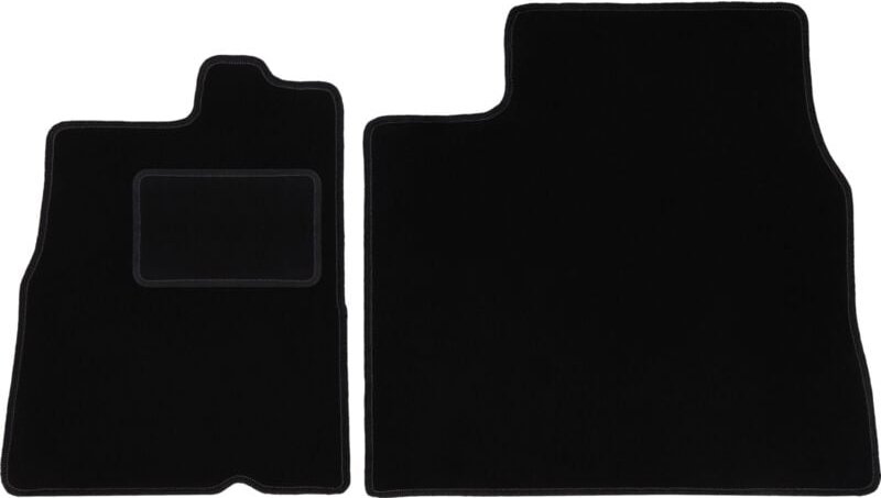 Schwarze Veloursmatten für: Peugeot Boxer I Kastenwagen (1994-2006)