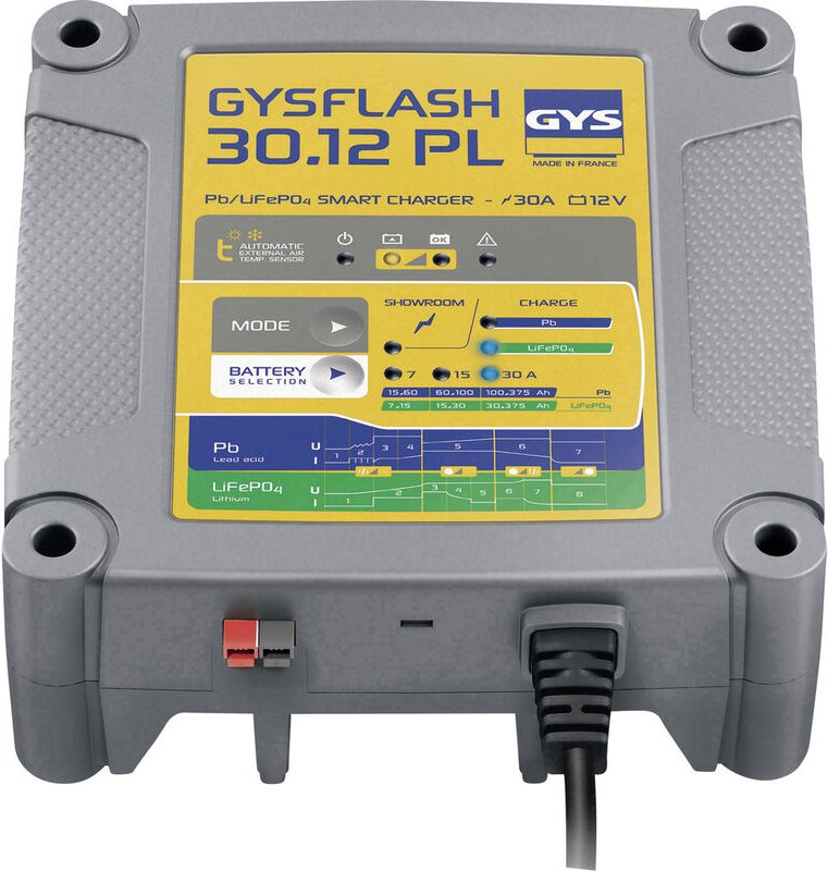 GYS - flash 30.12 pl 029668 Automatikladegerät, Batterieüberwachung