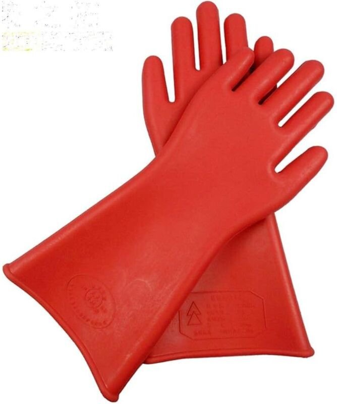 Hochspannungselektriker-Lineman-Elektrik-Isolationshandschuhe aus Gummi - Sicherheits-Elektrik-Schutzhandschuhe für die ...