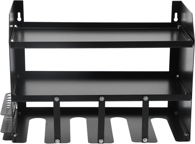 3-stufiges Wandregal für Elektrowerkzeuge, Aufbewahrung für 4 Elektrowerkzeuge für Garage, Werkstatt, 43 x 30 x 23 cm (S...