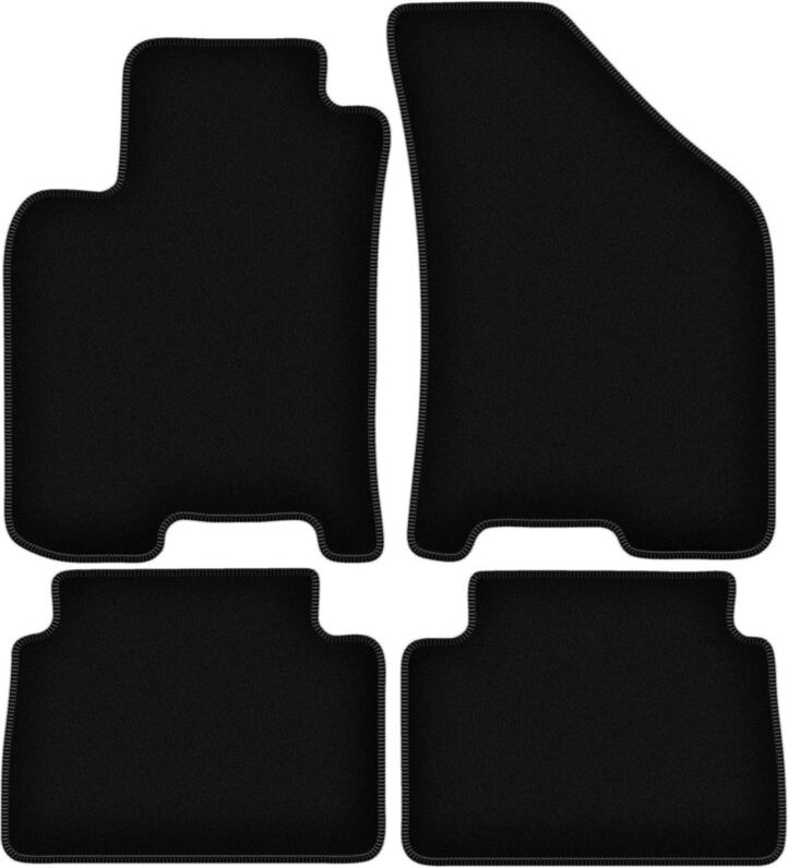 BASIC schwarze Veloursmatten für: Daewoo Leganza Limousine (1997-2004)