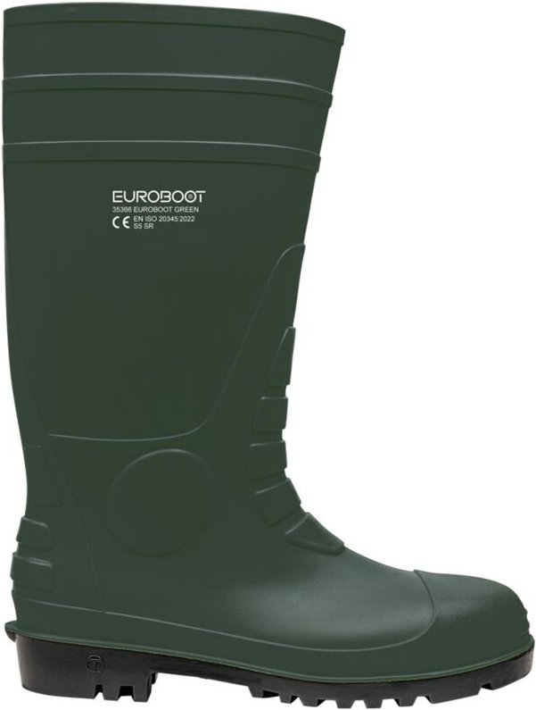 Euroboot Sicherheits-Gummistiefel 35366 S5 sr Gr. 45 grün - Feldtmann