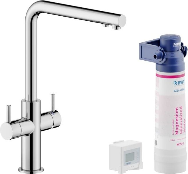 Spültischbatterie mit Filtersystem Nobili Sorgente Filtra Serie AQ93823/3VBCR Verchromt - Messing