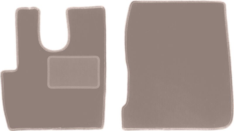 Beige Veloursmatten für: DAF CF LKW (2014-)