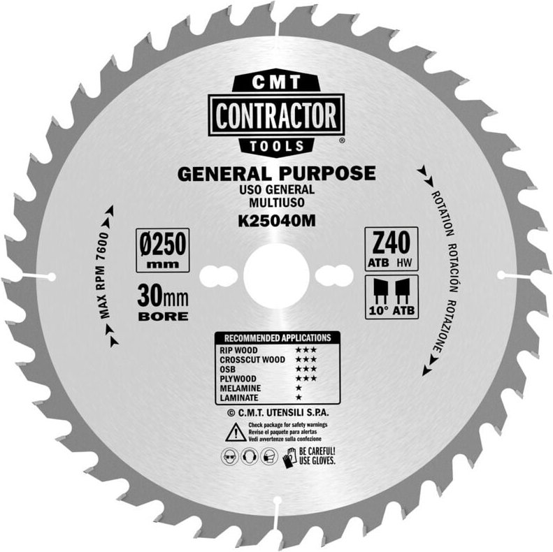 K16024H-X10 ITK-CONTRACTORS HW 160x2,2/1,4x20 Z24 ATB 15° POS. (BULK)