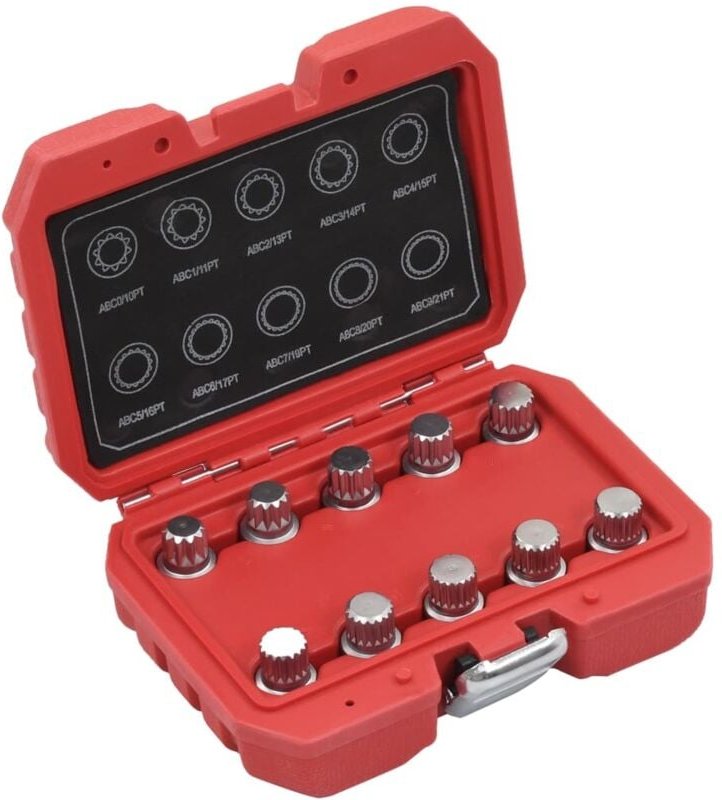 vidaXL 10-tlg. Radmutternsatz für VW