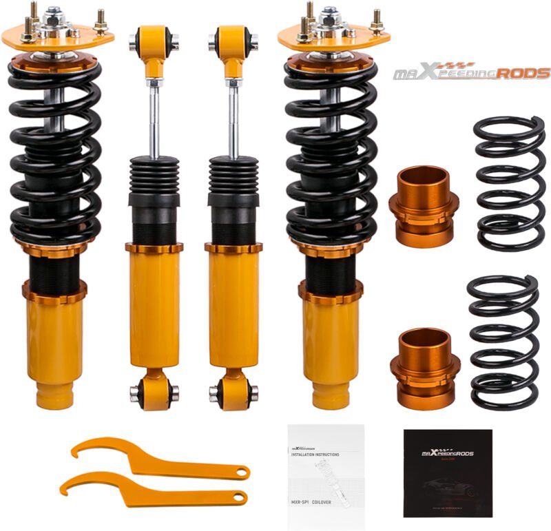 Gewindefahrwerk Set for Mazda 6 GG 4-door Sedan Wagon 2003-2007 Höhenverstellbar