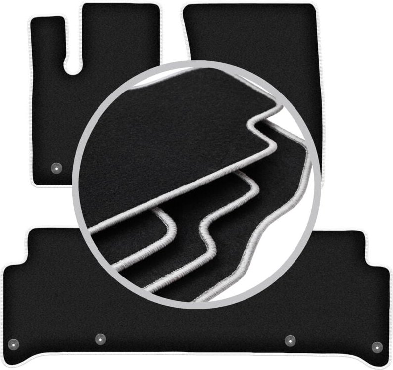 CARLUX-SILVER Autofußmatten für: Range Rover Sport II SUV (2013-)