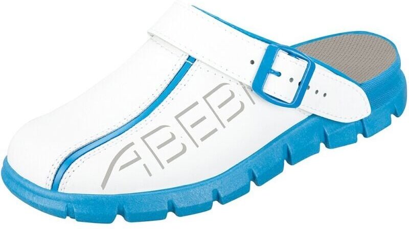 Berufsschuhe Clog Dynamic 7312 Abeba Weiß/Blau Gr. 37