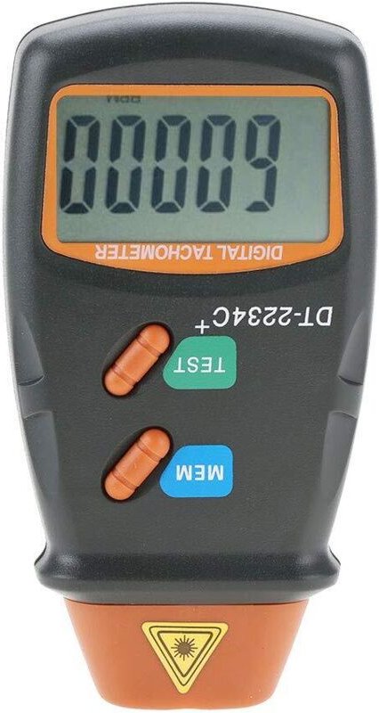 Laser Pocket Digital Tachometer Berührungsloser Tachometerbereich 2,5 U/min-99,999 U/min Flüssigkristallanzeige - Sollbr...