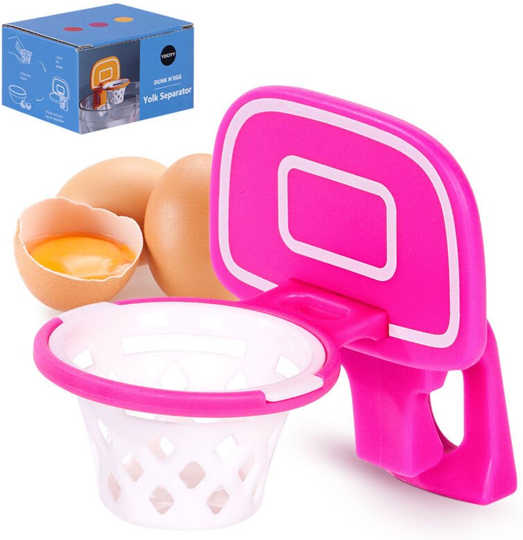 Basketball-Rahmen, Eiweißtrenner, Eiertrenner, lustiges Küchengerät, Handbuch