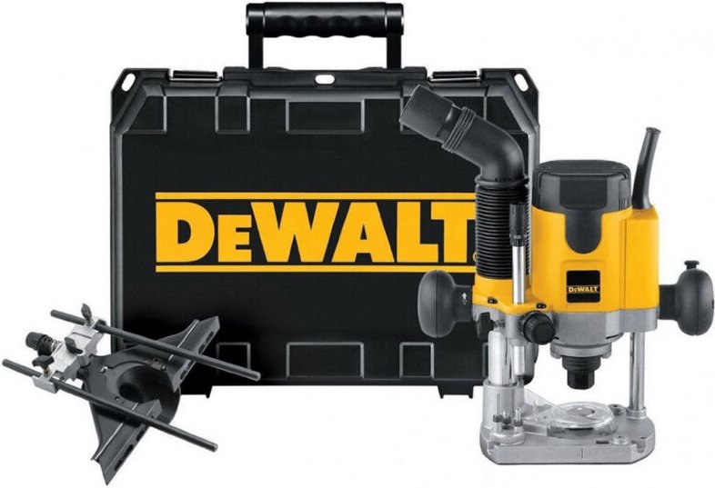 Dewalt - DW621K Elektronik Oberfräse 1100W mit Koffer & Parallelanschlag