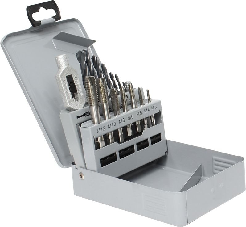 GSR - Gewindeschneidsortiment 15tlg. egb Form B+vW+KLB Satz
