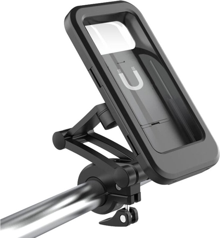Thumbnail - Fahrrad-Telefonhalterung, wasserdichte Smartphone-Halterung mit Touchscreen, 360° drehbar, höhenverstellbar für bis zu 6...