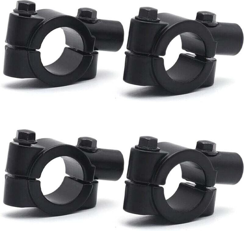 4 Pack 10MM Universale Supporto Specchietto Retrovisore Manubrio Moto, Adattatore Clip Supporto Specchietto Retrovisore ...